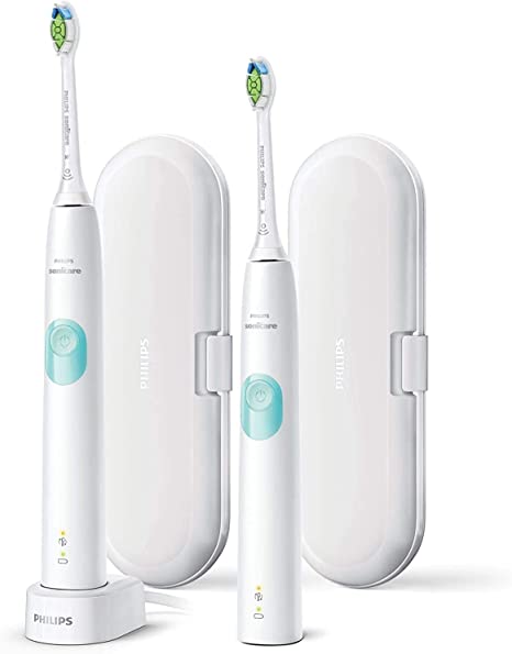 Philips 4300 series HX6807/35 Adult Sonic toothbrush Mint colour, White electric toothbrush