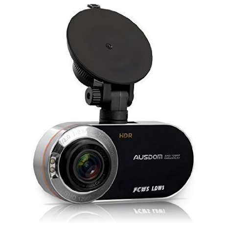 AUSDOM Car DVR Dash Cam AD260 27 Inches LCD Display Car Camcorder Color 40MP CMOS Sensor f20 Aperture Motion Detection Parking Monitor Full HD 1080P