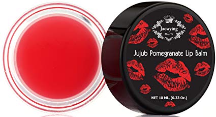 Pomegranate Lightening Lip treatment for Dark Lips - Rich shea butter, Softens, Hydrates and Nourishes - Net 0.33 Oz (10 g.)