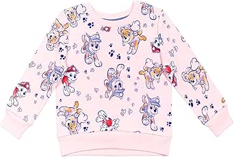 Paw Patrol Marshall Chase Skye Everest Girls Pullover Sweatshirt Toddler to Little Kid