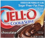 Jell-O Cook and Serve Pudding and Pie Filling Sugar-Free Fat Free Chocolate 13-Ounce Boxes Pack of 6