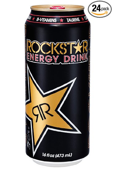Rockstar Energy Drink, 16-Ounce Cans (Pack of 24)