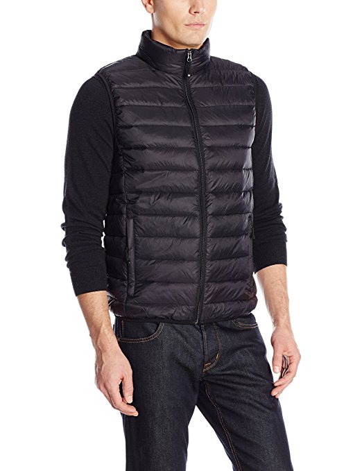 32Degrees Weatherproof Men's Packable Down Puffer Vest, New Black, Small