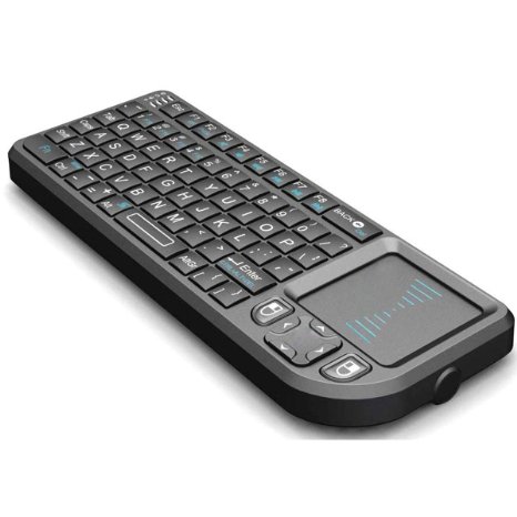 iClever 2.4G Mini Wireless Keyboard with Mouse Touchpad