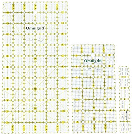 Omnigrid R11248 3 Piece Value Pack Ruler