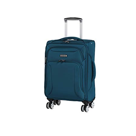 IT Luggage 12-2177-08UOL20-S224 Fascia 21.5" 8 Wheel Spinner, Moroccan Blue, International Carry-On