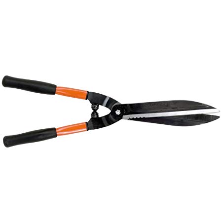 Bahco P51-F Hedge Shears with Steel Handles, 3-Inch, Black