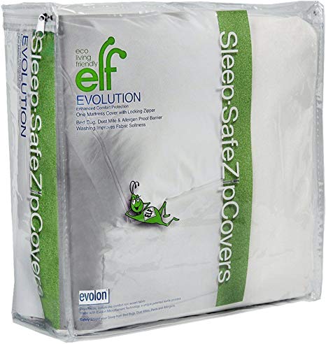 Evolon Allergy Mattress Protector | 9" King Zippered Mattress Encasement | Dust Mite, Bed Bug, and Allergen Proof Cover
