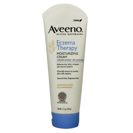 Aveeno Eczema Therapy Moisturizing Cream, 7.3 Ounce (Pack of 2)