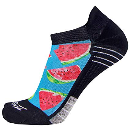Zensah Limited Edition No-Show Running Socks - Anti-Blister Comfortable Moisture Wicking Sport Socks for Men and Women