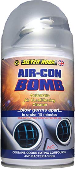 2 x Silverhook SGAC4 Air-Con Bomb Automatic Air Conditioning Cleaner 150 milliliter