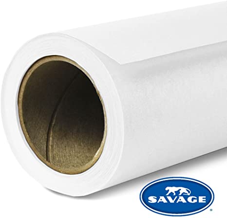 Savage Seamless Background Paper - #01 Super White (26 in x 36 ft)
