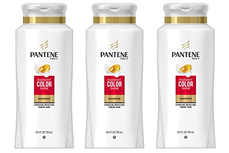 Pantene Pro-V Radiant Color Shine Shampoo 25.4 Fl Oz (Pack of 3)