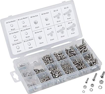 Tekz 45250 Metric Nut and Bolt Assortment - 475 Piece