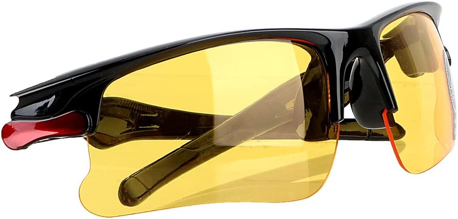 iTimo Night Vision Drivers Goggles,Protective Gears Sunglasses, Anti Glare Car Driving Glasses