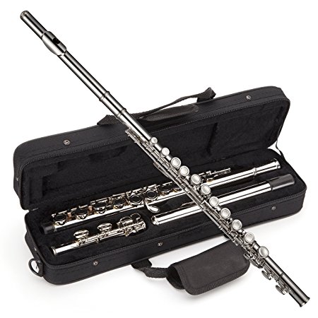 Windsor MI-1002 Windsor Student Nickel Plated Flute With Split E Key Includes Hard Case