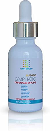 Lymphatic Drainage Drops Mango Flavor for Liposuction, BBL, Tummy Tuck, 360 lipo, Lymphatic Massage I Natural Herbal Blend I Dandelion, Burdock Root, Echinacea, Licorice, Hibiscus, Red Root I 1 Fl Oz