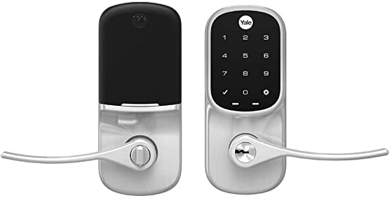 Yale Assure Lever - Touchscreen Keypad Lever Lock - Satin Nickel