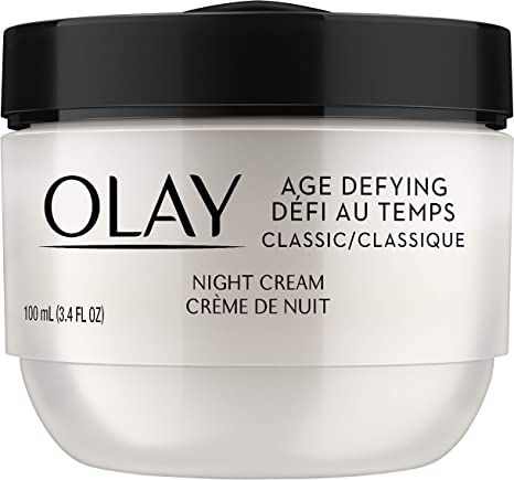 Olay Age Defying Classic Night Cream, Face Moisturizer, 100 Milliliters