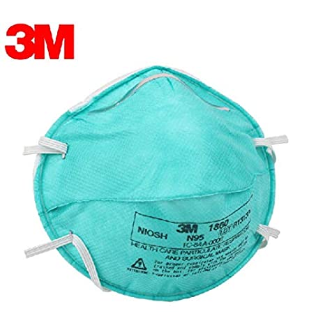 3M 1860 NIOSH Approved N95 Medical Respirator Mask (Adult-5 Masks)