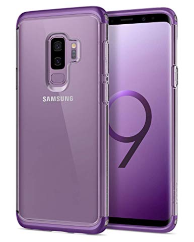 Spigen Neo Hybrid NC Galaxy S9 Plus Case with Disassemblable Top and Bottom Frames with Clear Rigid Back for 2018 Samsung Galaxy S9 Plus - Lilac Purple