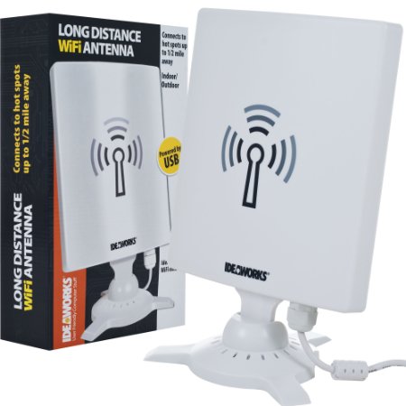 Ideaworks Long Distance USB-Powered Wi-Fi Antenna 72-6612