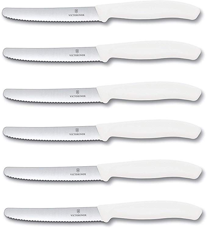 Victorinox - Tomato Knife 4.25-Inch White Limited Edition (White) (6 Pack)