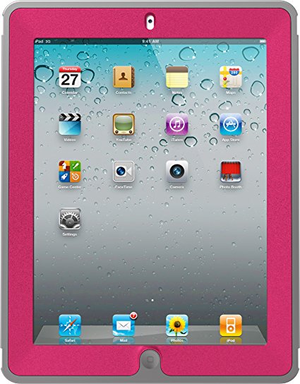 OtterBox Defender Series Case for iPad 2/3/4, Alpenglow (Peony Pink/Gunmetal Gray) (77-19708)