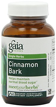 Gaia Herbs Cinnamon Bark, 60 Liquid Phyto-Capsules