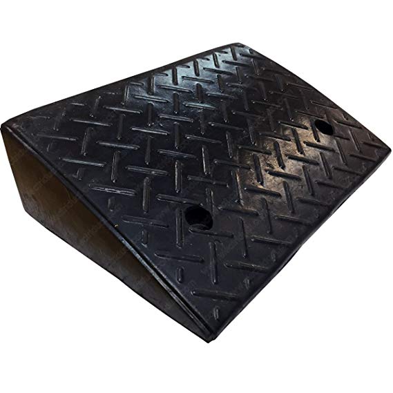 Electriduct 5.2" Heavy Duty Rubber Curb Ramp 20,000 lbs Weight Capacity