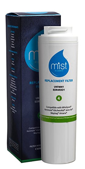 Mist Refrigerator Water Filter Replacement for Whirlpool Maytag UKF8001 Pur, Filter 4