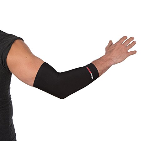 DashSport Compression Elbow Sleeve - 200 GSM Material - Elbow Support and Recovery