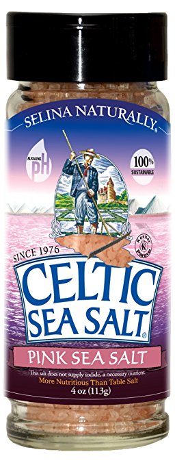 Celtic Sea Salt Pink Sea Salt shaker , 4 Ounce