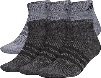 adidas Men's Superlite 3.0 Low Cut Socks Lightweight Breathable with Targeted Padding and Arch Compression (6-Pair)