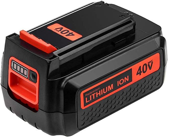 Dosctt 40 Volt Max 3000mAh LBX2040 Replacement for Black and Decker 40V Lithium Battery LBXR36 LBXR2036 LST540 LCS1240 LBX1540 LST136W Series