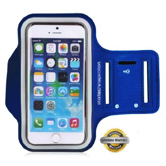Star Tech Lifetime Warranty Armband For iphone 6 And 6s (Blue)