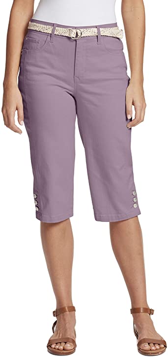 Gloria Vanderbilt Women's Petite Mila Belted Skimmer Short