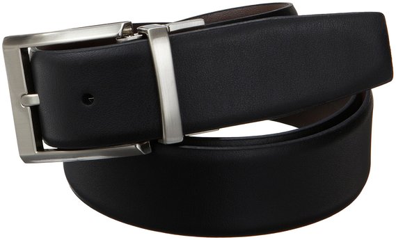 Calvin Klein Men's Smooth Leather Reversible Belt
