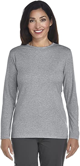 Coolibar UPF 50  Women's Morada Everyday Long Sleeve T-Shirt - Sun Protective