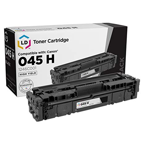 LD Compatible Canon 045H/1246C001 High Yield Black Toner Cartridge for use in Color ImageCLASS MF634Cdw, MF632Cdw and LBP612cdw (2,800 Page Yield)