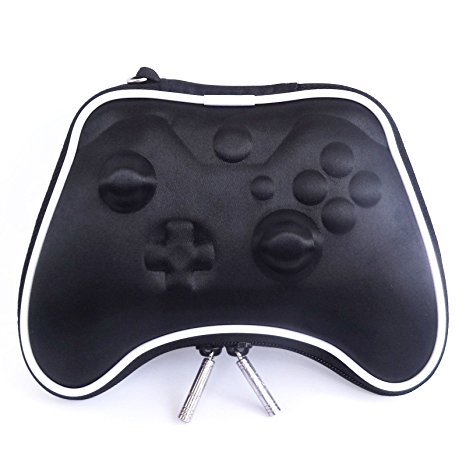 Pandaren® airform carrying bag pouch hard case for Xbox One controller (black)