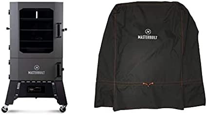 Masterbuilt 40 inch Digital Charcoal Smoker   Cover Bundle