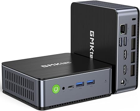 GMKtec Mini PC Intel Core i7-12650H 24GB DDR5 1TB SSD Desktop Gaming Mini Computers Windows 11 Pro 4K, Type C, WiFi 6, BT 5.2, RJ45 1000M