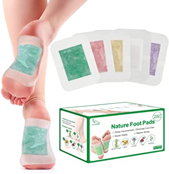 Foot Pads I Outgeek 2 in 1 Foot Pads 80 PCS for Improve Sleep Foot Care Patches Foot Adhesive Sheets