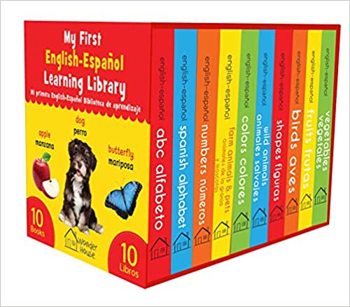 My First English - Español Learning Library (Mi Primea English - Español Learning Library) : Boxset of 10 English - Spanish Board Books