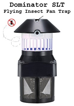 Fly Trap Dominator SLT Flying Insect Fan Trap (fly control, no-see-ums control, moths, gnats, light attracted insects)