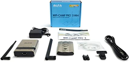 ALFA WiFi Camp Pro 3 Mini 2.4   5 Ghz Dual Band WiFi Extender Repeater for Airstream, RV, Out Building
