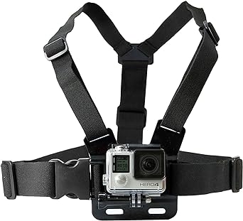 SSE Adjustable Chest Mount Harness for GoPro Cameras - One Size Fits Most, Chest Mount Designed for GoPro Hero Camera - Perfect for Extreme Sports
