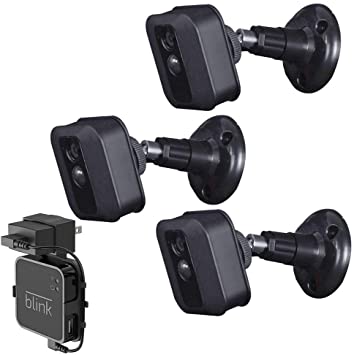 Blink XT2/All-new Blink Outdoor&Indoor Wall Mount Bracket,Blink Sync Module Outlet Mount,360 Degree Adjustable Indoor/Outdoor Mount for Blink XT2/XT Camera