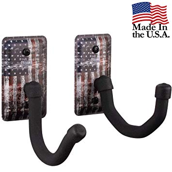 Hold Up Displays Horizontal Gun Rack Storage and Shotgun Hooks Store Any Rifle Shotgun and Bow - Heavy Duty Steel - Made in USA